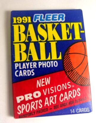 PACK 14 TARJETAS BASQUETBALL FLEER 1991