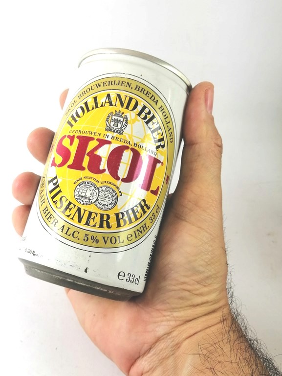 LATA DE CERVEZA VINTAGE, SKOL AÑOS 80s (HOLANDA) - Image 8