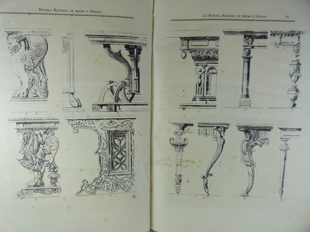 GACETA ANTIGUA. ESCUELA NACIONAL DE ARTES Y OFICIOS. JUL 1881 /2 - Image 3