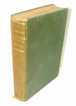 LIBRO ANTIGUO. OBRAS DE PEREZ GALDOS 1917 2 VOL.