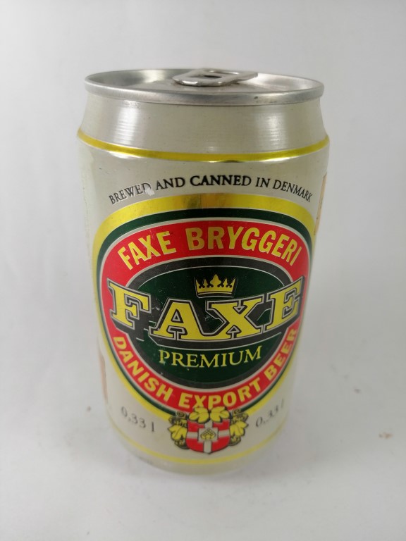 LATA DE CERVEZA RETRO, FAXE PREMIUM, DINAMARCA AÑOS 90s - Image 3
