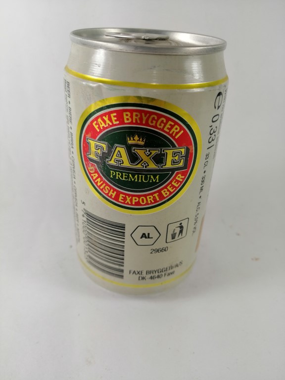 LATA DE CERVEZA RETRO, FAXE PREMIUM, DINAMARCA AÑOS 90s - Image 5