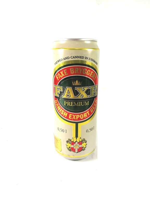 LATA DE CERVEZA RETRO, FAXE PREMIUM T. GRANDE. (DINAMARCA)
