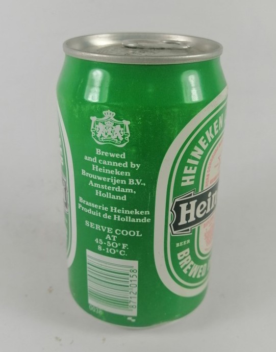 LATA DE CERVEZA RETRO, HEINEKEN, Ca. 1980, HOLANDA - Image 5