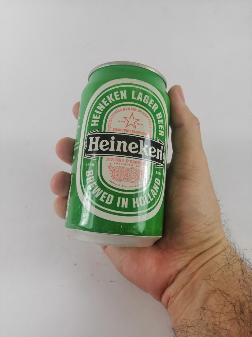 LATA DE CERVEZA RETRO, HEINEKEN, Ca. 1980, HOLANDA - Image 6