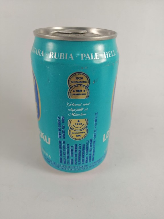LATA DE CERVEZA RETRO, LOWENBRAU, ALEMANIA. 1989 - Image 4