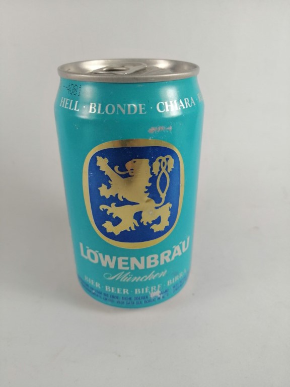 LATA DE CERVEZA RETRO, LOWENBRAU, ALEMANIA. 1989 - Image 5