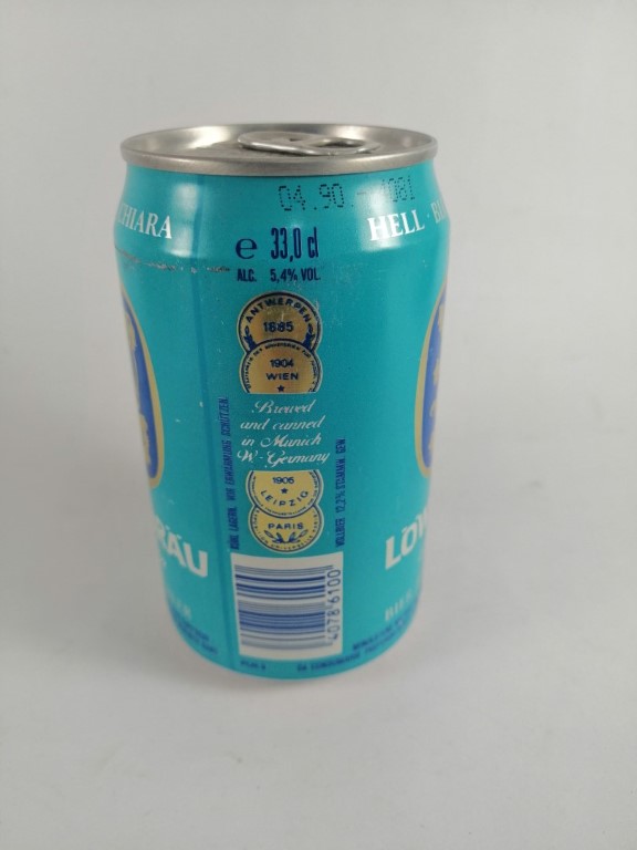 LATA DE CERVEZA RETRO, LOWENBRAU, ALEMANIA. 1989 - Image 6