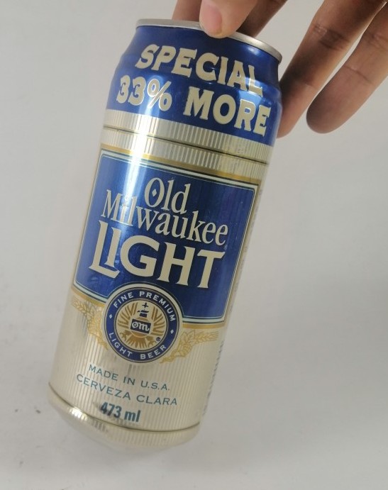 LATA DE CERVEZA RETRO, OLD MILWAUKEE LIGHT AÑOS 90s - Image 4
