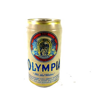 LATA DE CERVEZA RETRO, OLYMPIA AÑOS 90s. U.S.A