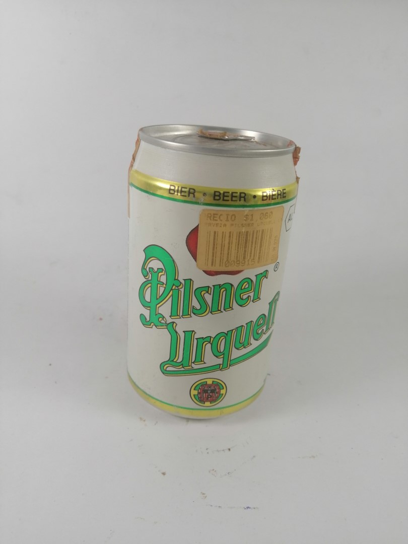 LATA DE CERVEZA RETRO, PILSNER URQUELL, REPUBLICA CHECA, 1980s EXTINTA - Image 3