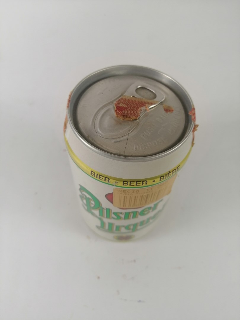 LATA DE CERVEZA RETRO, PILSNER URQUELL, REPUBLICA CHECA, 1980s EXTINTA - Image 4