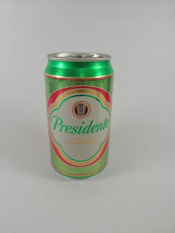 LATA DE CERVEZA RETRO, PRESIDENTE. PILSENER 1998. REP. DOMINICANA - Image 5