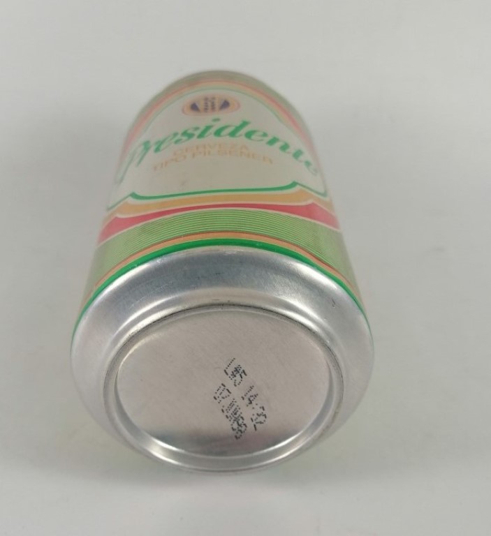 LATA DE CERVEZA RETRO, PRESIDENTE. PILSENER 1998. REP. DOMINICANA - Image 6