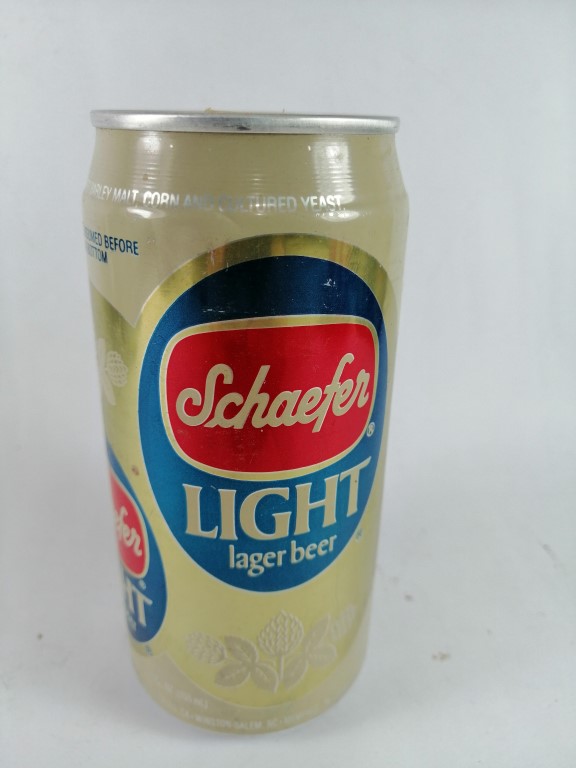 LATA DE CERVEZA RETRO, SCHAEFER LIGHT 1989 - Image 5