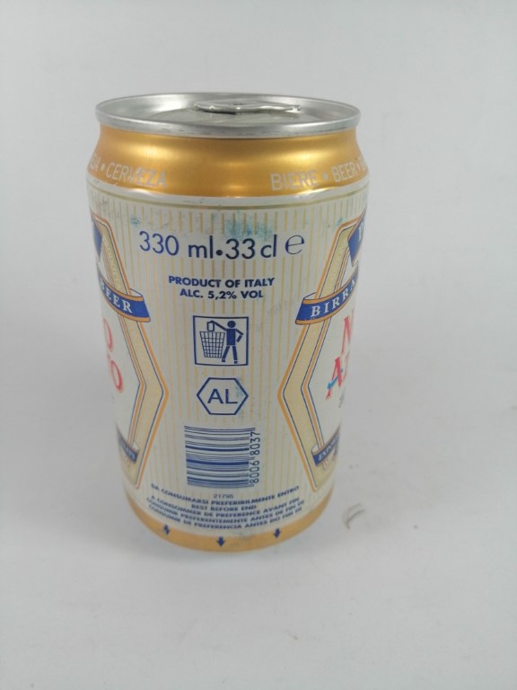 LATA DE CERVEZA VINTAGE, NASTRO AZURRO 1998. ITALIA - Image 5