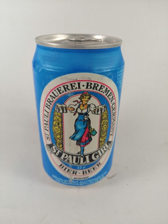 LATA DE CERVEZA VINTAGE, ST. PAULI GIRL 1995, ALEMANIA - Image 2