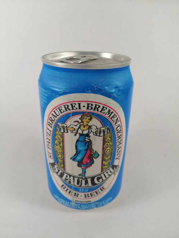 LATA DE CERVEZA VINTAGE, ST. PAULI GIRL 1995, ALEMANIA - Image 4