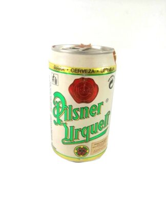 LATA DE CERVEZA RETRO, PILSNER URQUELL, REPUBLICA CHECA, 1980s EXTINTA