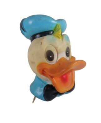 Alcancía Lampara Infantil Antigua Pato Donald Años 60s