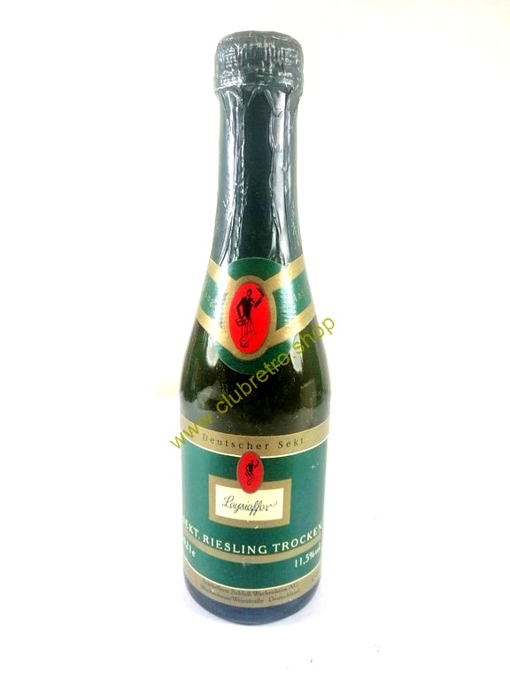 BOTELLA DE VINO RETRO. LEYSIEFFER. ALEMANIA AÑOS 60s. BOTELLIN