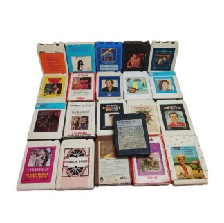 Lote de 21 Cartuchos de 8 Track, musica Folk, Años 60s 70s . Musica