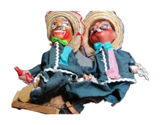 Marionetas Antiguas, Años 60s, Revolucionarios. /Juguetes retro