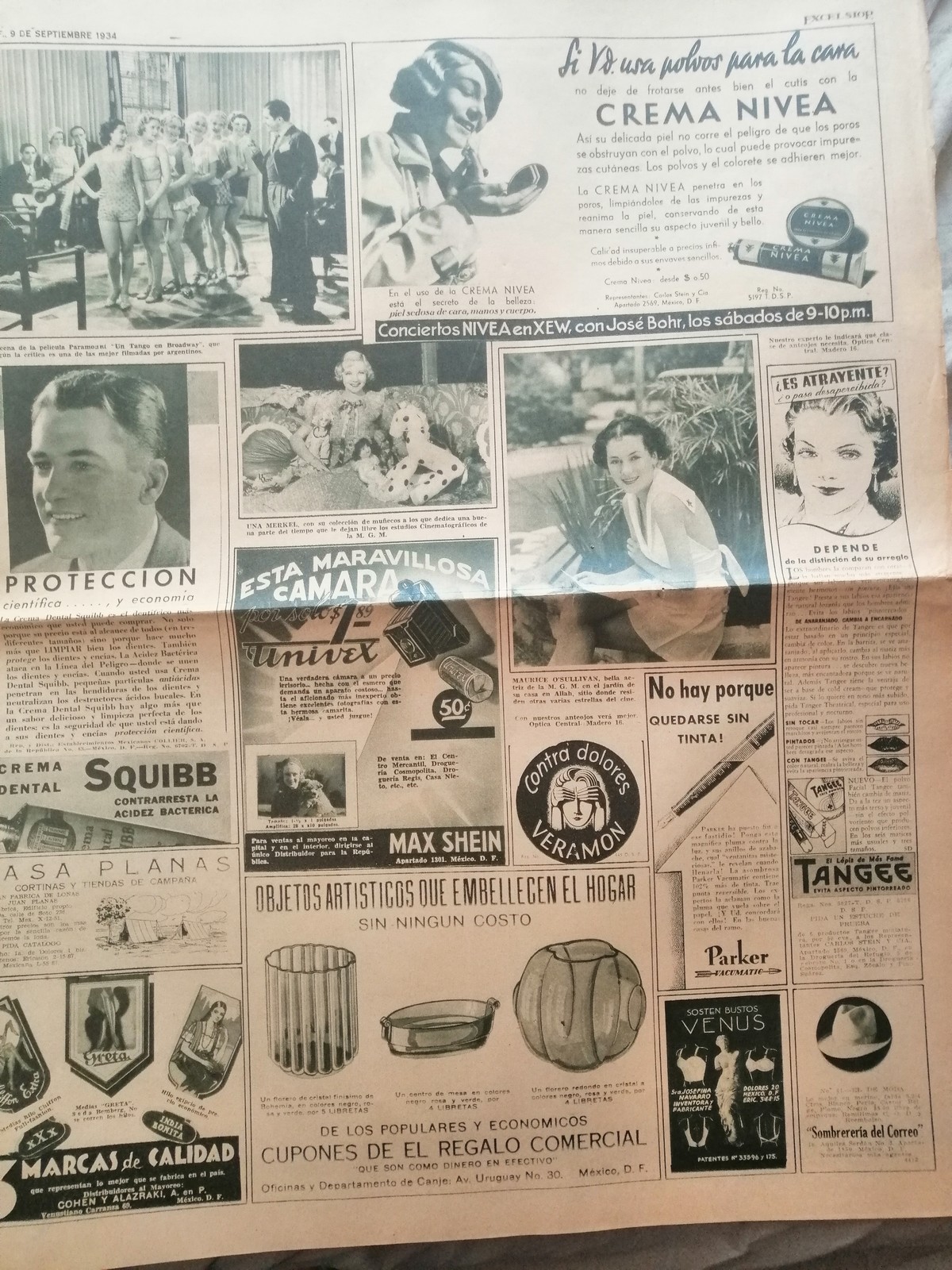 PERIODICO ANTIGUO EXCELSIOR 1934 No. 717 - Image 3