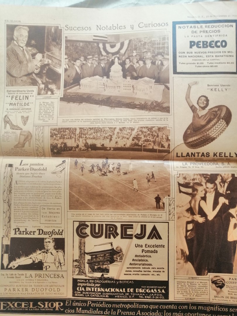 PERIODICO ANTIGUO EXCELSIOR Nov 1931 No 571 - Image 5