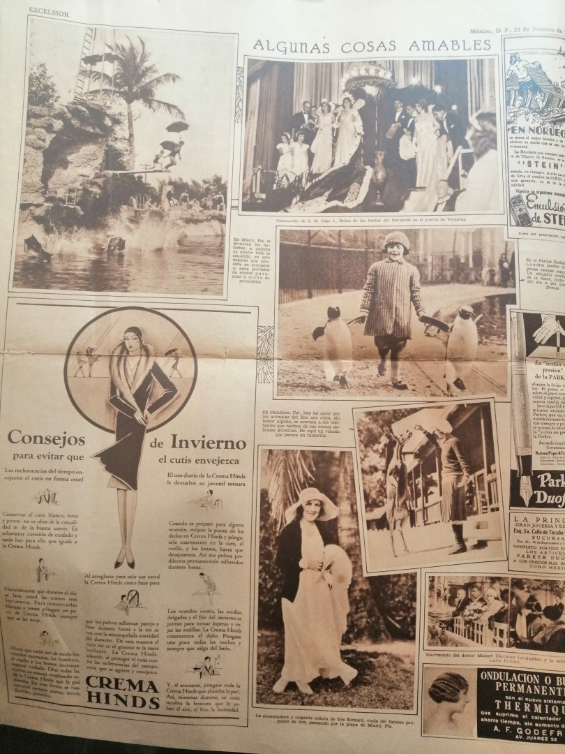 PERIODICO ANTIGUO EXCELSIOR 1931 LAZARO CARDENAS ETC 533 - Image 2