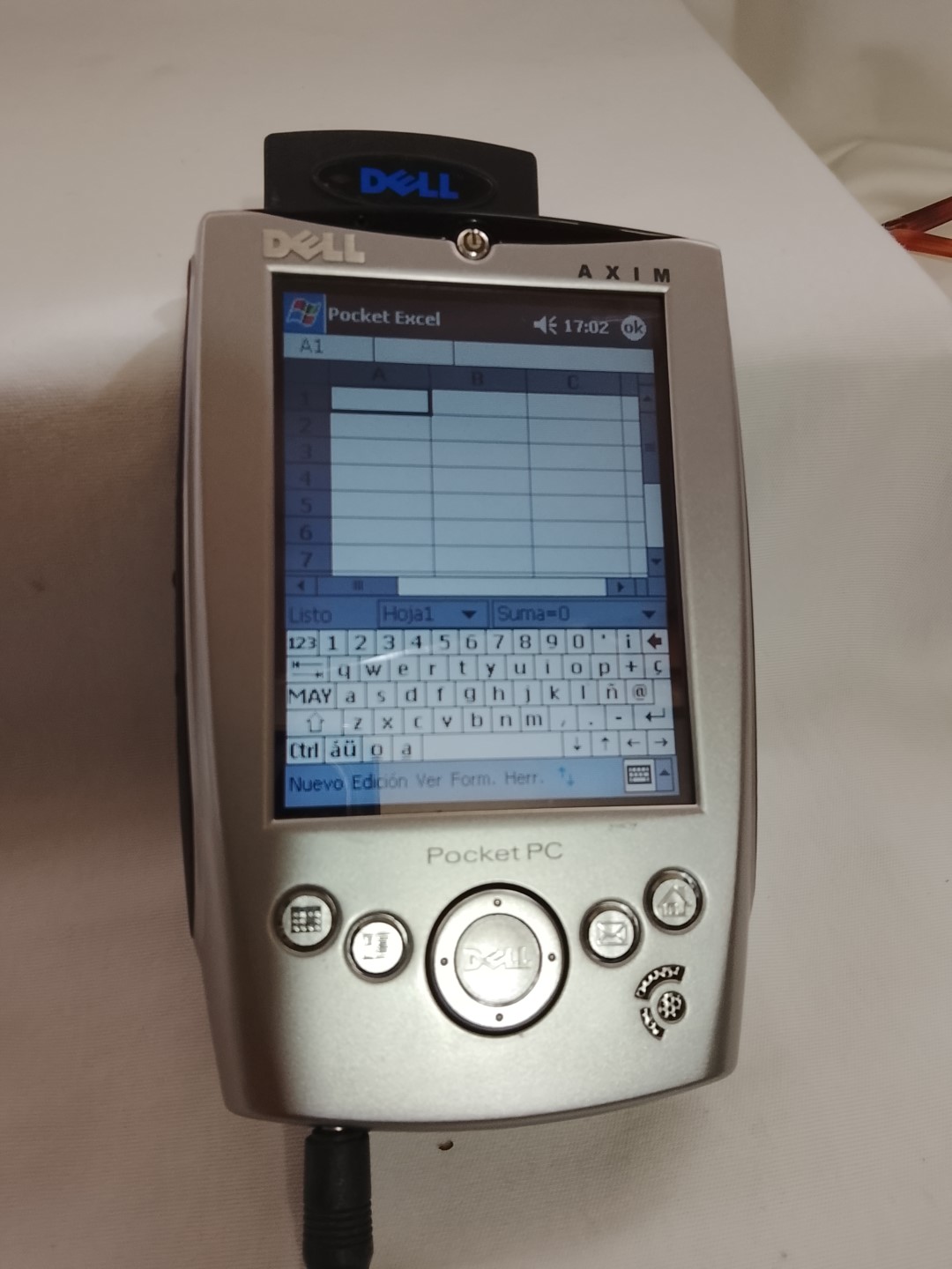 Palm Pad o Pc de mano retro Dell Axim X5 1Ra edicion 2002 - Image 7