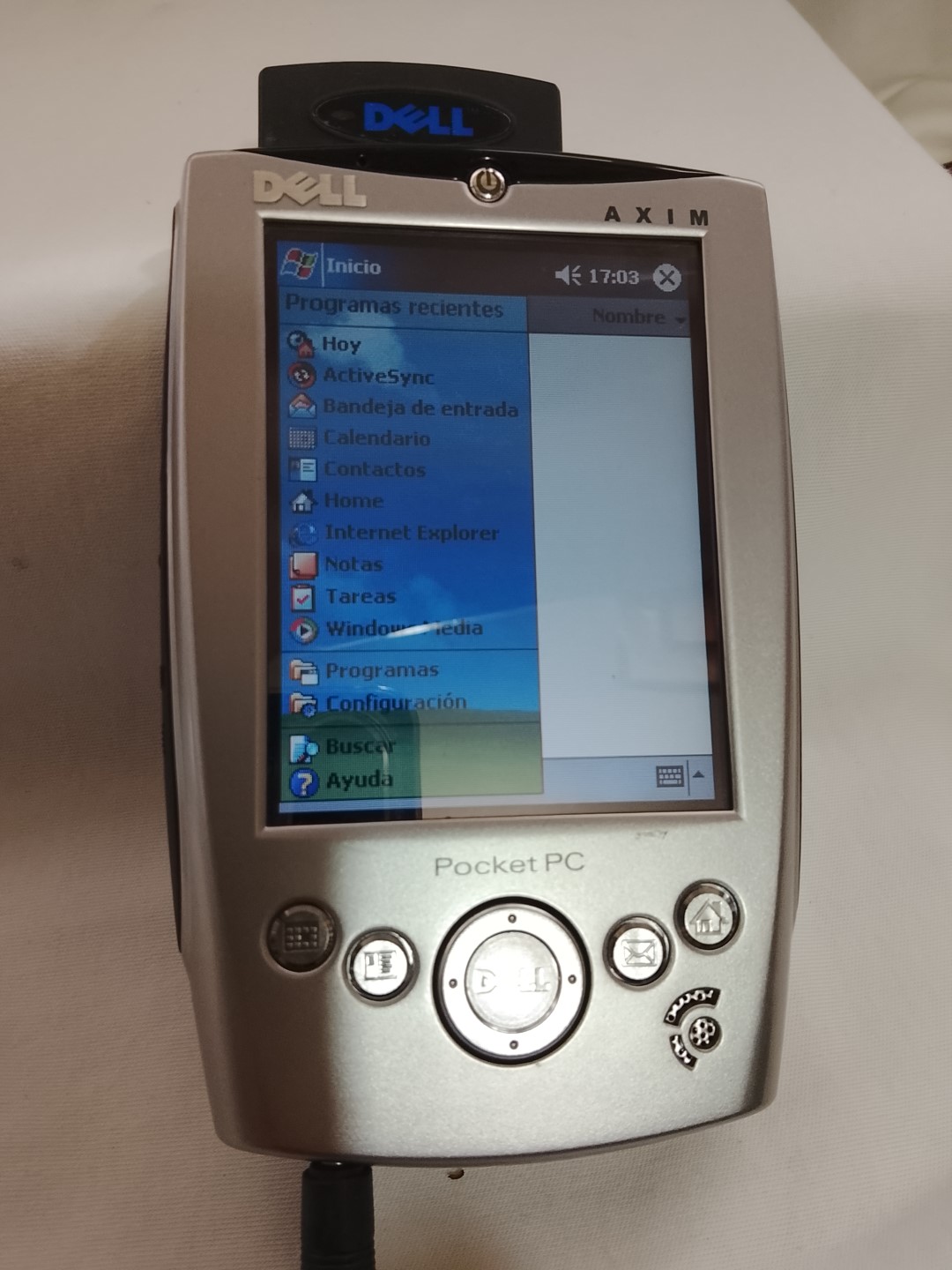 Palm Pad o Pc de mano retro Dell Axim X5 1Ra edicion 2002 - Image 6