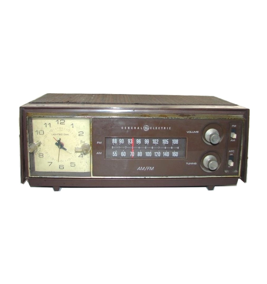 RADIO ANTIGUO DE BULBOS. GENERAL ELECTRIC CON RELOJ - Image 10