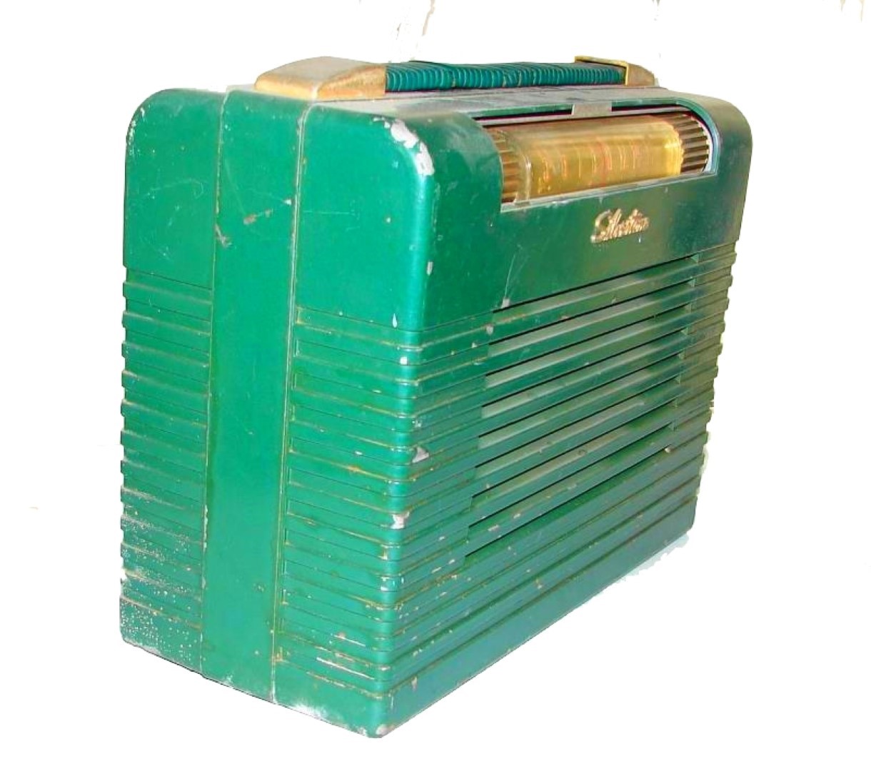 RADIO ANTIGUO DE BULBOS SIVERTONE, AÑOS 50s METALICO /MUY RARO - Image 11