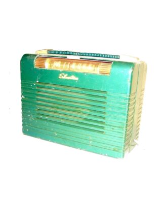 RADIO ANTIGUO DE BULBOS SIVERTONE, AÑOS 50s METALICO /MUY RARO