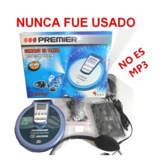 REPRODUCTOR DE CD RETRO. PREMIER, AÑOS 90s JAMAS USADO