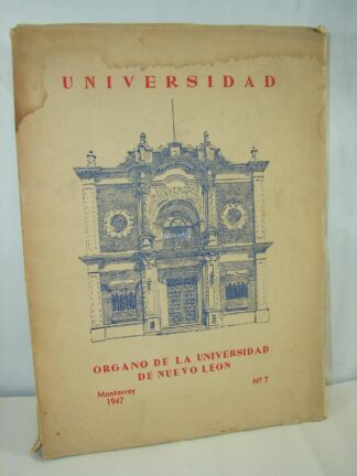 Revista Universidad 1946 No 7 Raul Rangel Frias Uanl