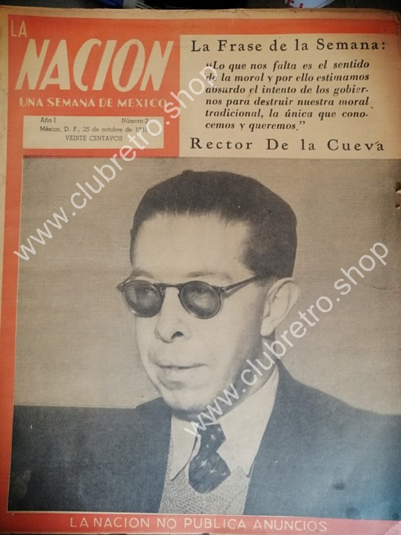 REVISTA ANTIGUA. LA NACION. 1941 NUMERO 02. (PAN) MARIO DE LA CUEVA ROSA - Image 2