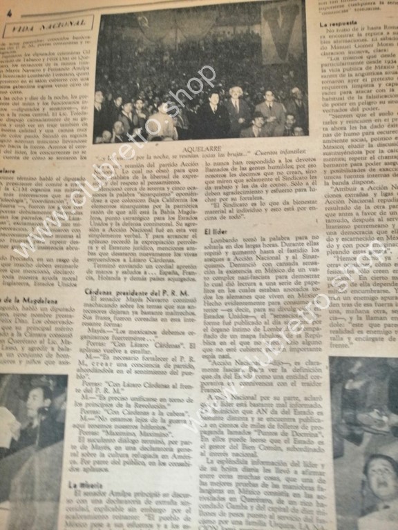 REVISTA ANTIGUA. LA NACION. 1941 NUMERO 02. (PAN) MARIO DE LA CUEVA ROSA - Image 5