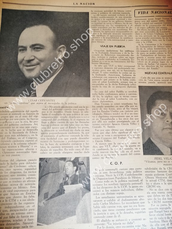 REVISTA ANTIGUA. LA NACION. 1941 NUMERO 02. (PAN) MARIO DE LA CUEVA ROSA - Image 6