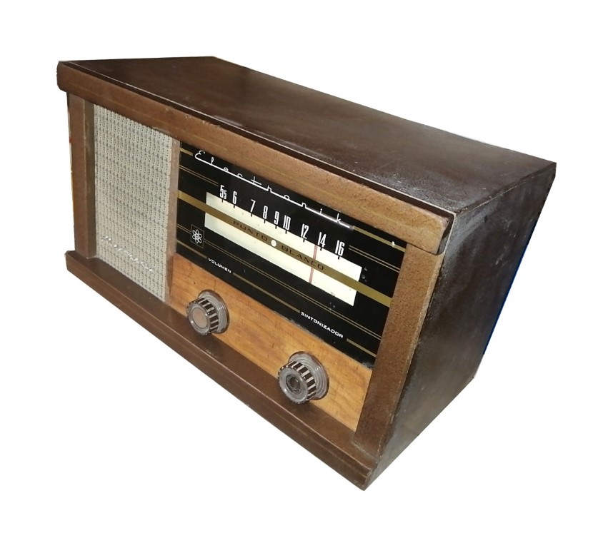 RADIO ANTIGUO DE BULBOS, ELECTRONIK PUNTO BLANCO, AÑOS 60s RARO - Image 4