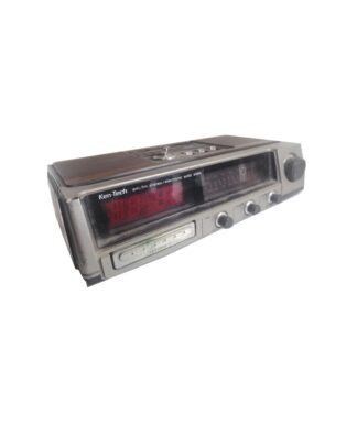 Radio Reloj Vintage Ken Tech, Con Detalle Años 80s.