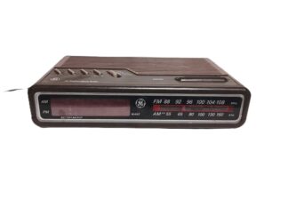 RADIO RELOJ RETRO, AÑOS 80s GENERAL ELECTRIC ST