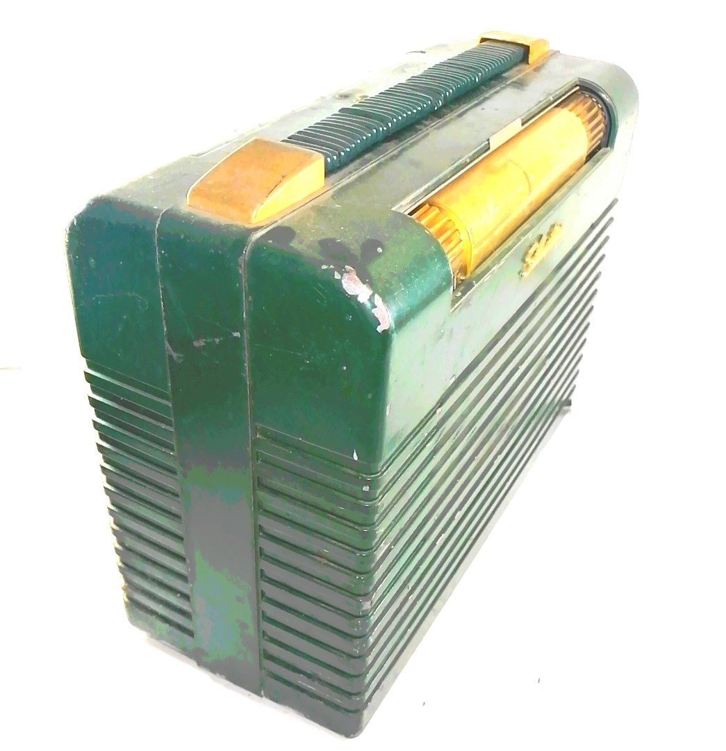 RADIO ANTIGUO DE BULBOS SIVERTONE, AÑOS 50s METALICO /MUY RARO - Image 12