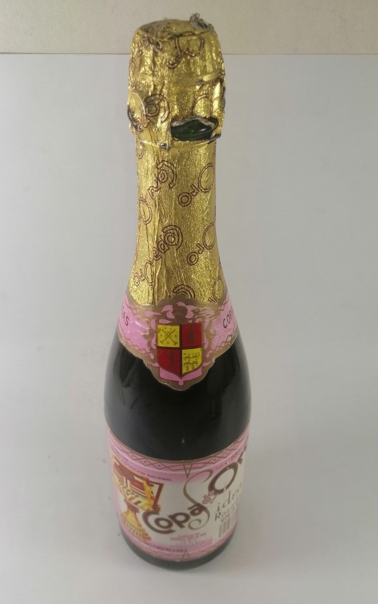 BOTELLA RETRO. SIDRA COPA DE ORO, ROSADA AÑOS 80s - Image 4
