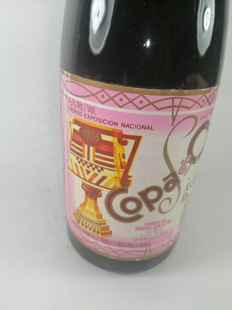 BOTELLA RETRO. SIDRA COPA DE ORO, ROSADA AÑOS 80s - Image 5