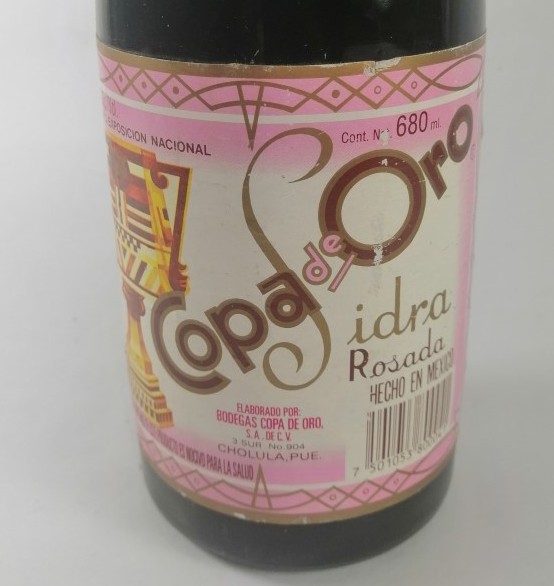 BOTELLA RETRO. SIDRA COPA DE ORO, ROSADA AÑOS 80s - Image 6
