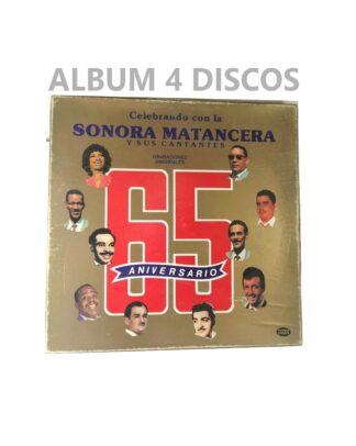 DISCOS LP RETRO. SONORA MATANCERA 65 ANIVERSARIO 3 DISCOS 1989