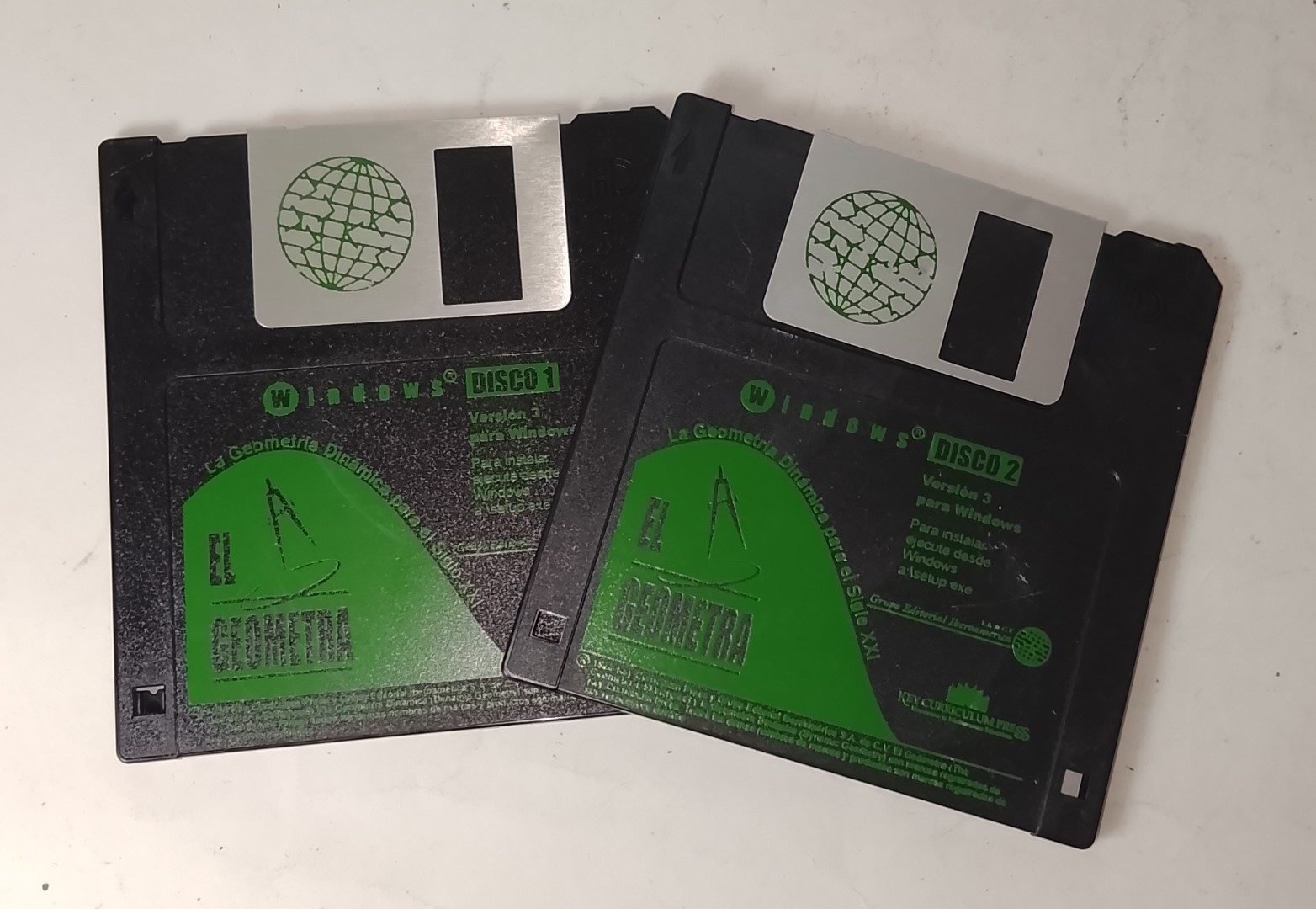 Diskettes Retro El Geometra 1998 Raros. Informatica Vintage -Oldware - Image 3