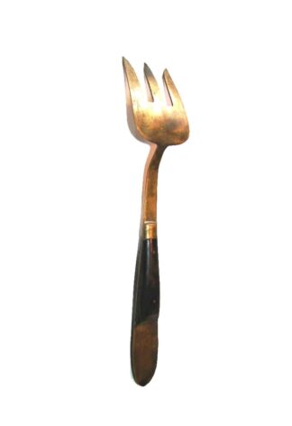 Antiguo Tenedor Para Carne, De Siam, Años 50s. Bronces - Muy raro